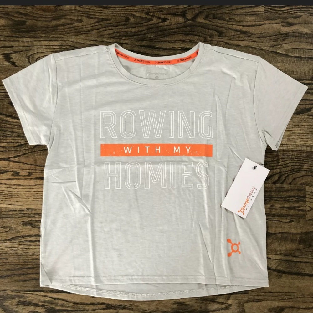Orange theory rowing with my homies shirt